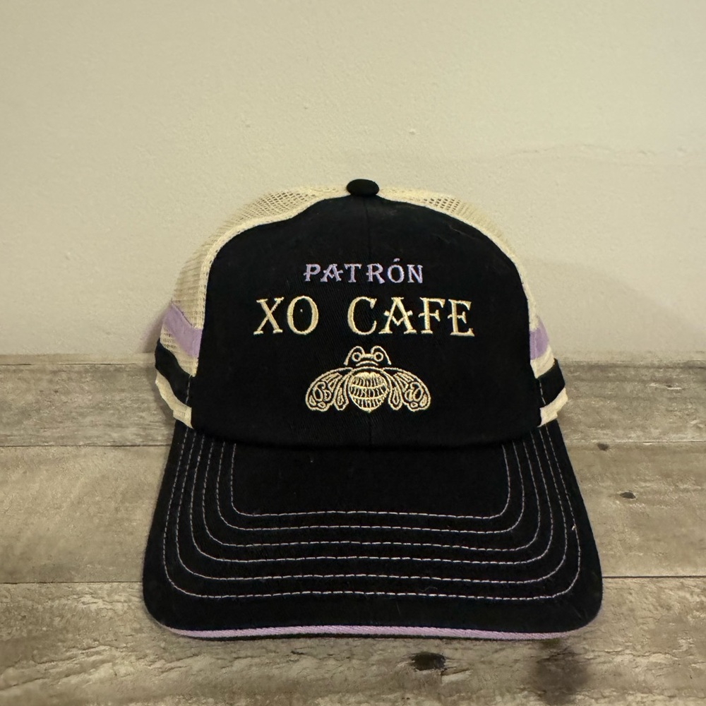Patrón XO Cafe Black and Cream Cap
